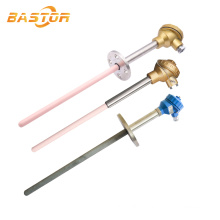 1800 degree ceramic flange k-type m6 thermocouple rtd with probe